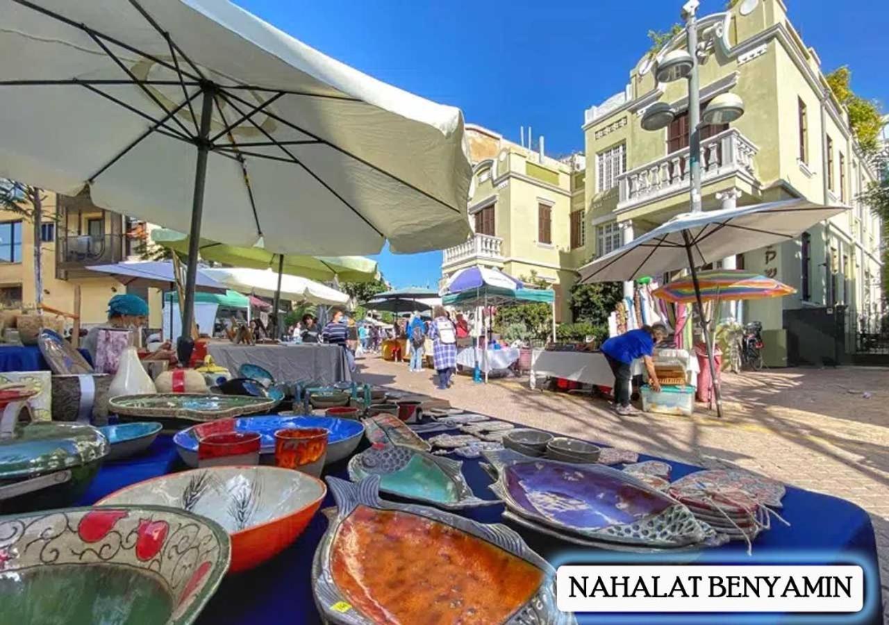 Tel-Aviv Center, Near The Beach, Terrace, 2 People Ngoại thất bức ảnh