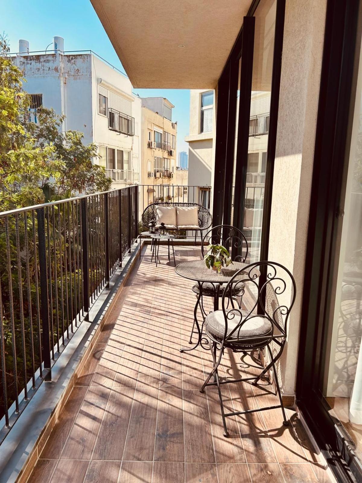 Tel-Aviv Center, Near The Beach, Terrace, 2 People Ngoại thất bức ảnh